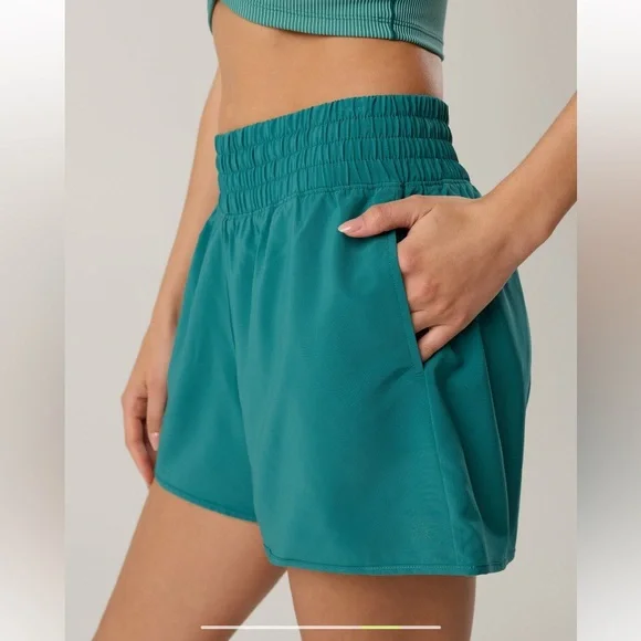 NWT Aerie 4" Hot Stuff Short in Fresh Teal Sz XS. - Picture 3 of 14
